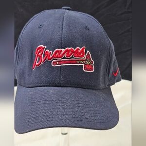 Vintage Atlanta Braves Nike  Hat One Size Stretch Fit, Excellent Shape